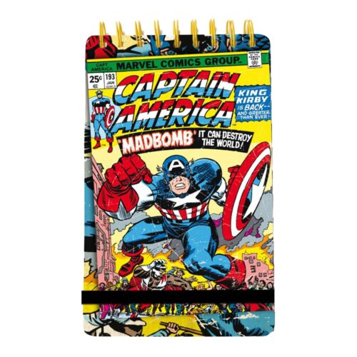 - Bloc de Notas Avengers Capitán América (Diario / Cuaderno)