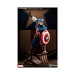 Capitán América - Figura Capitán américa Allied Charge On Hydra Premium Format
