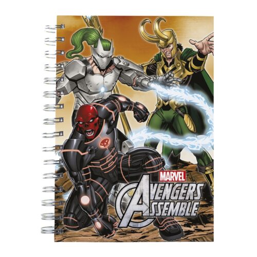 - Cuaderno A5 Tapa Dura Avengers Assemble Villanos (Diario / Cuaderno)