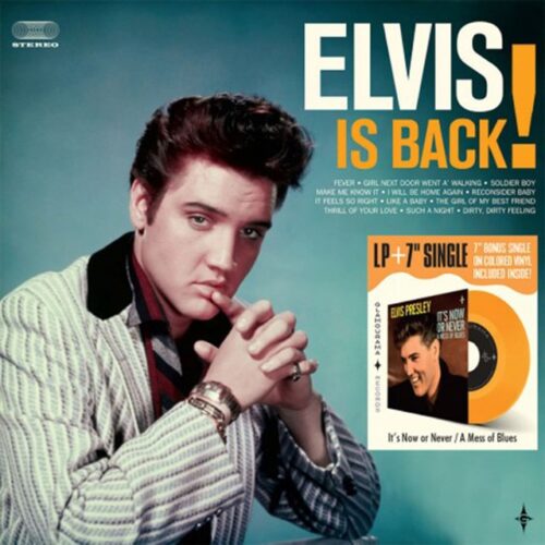 Elvis Presley - Elvis Is Back! + 7 Inch Colored Single (LP-Vinilo)