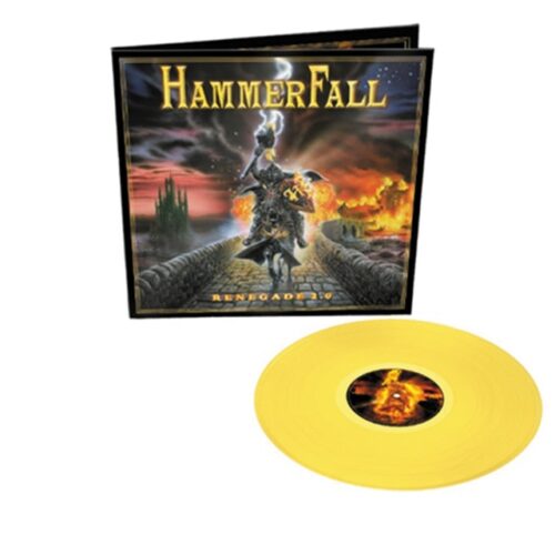 Hammerfall - Renegade 2.0 20 Year Anniversary Edition (Transparent yellow in gatefold) (LP-Vinilo)