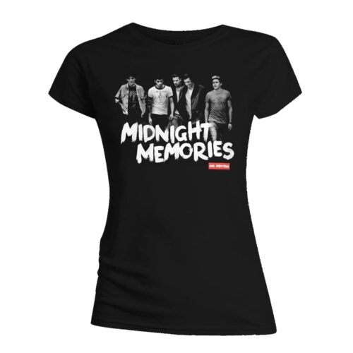 One Direction - Camiseta negra Midnight Memories