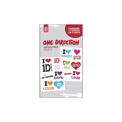 One Direction - Tatuajes I Love One Direction