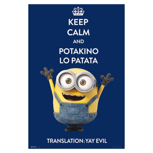- Póster Minions Keep Calm an Potakino Lo Patata