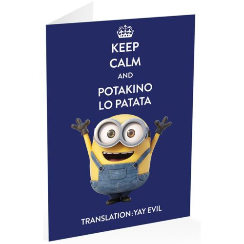 - Tarjeta Minions Keep Calm an Potakino Lo Patata