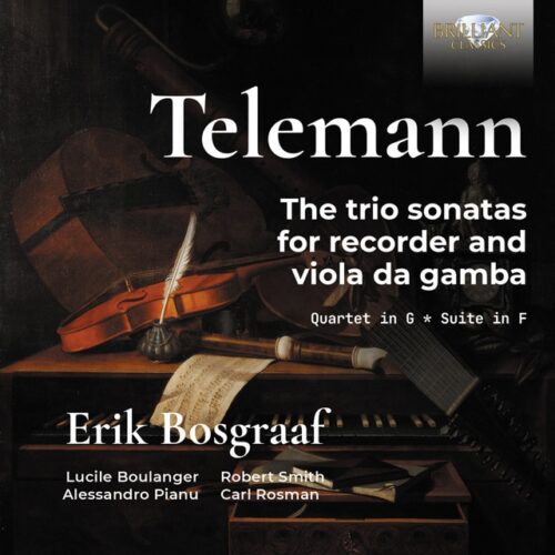 - Telemann: Trio Sonatas for Recorder and Viola da Gamba (CD)