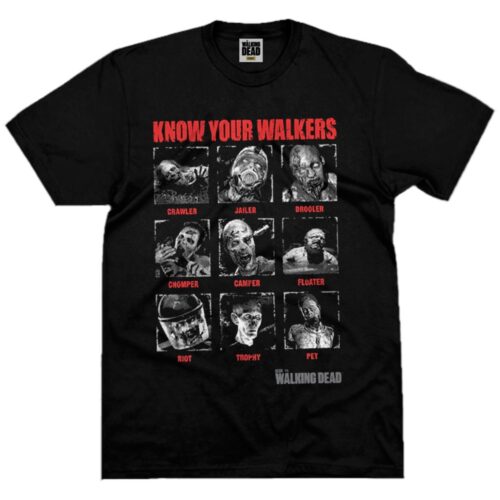 The Walking Dead - Camiseta Know your walkers