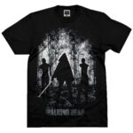 The Walking Dead - Camiseta Michonne bosque