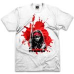 The Walking Dead - Camiseta Michonne sangre