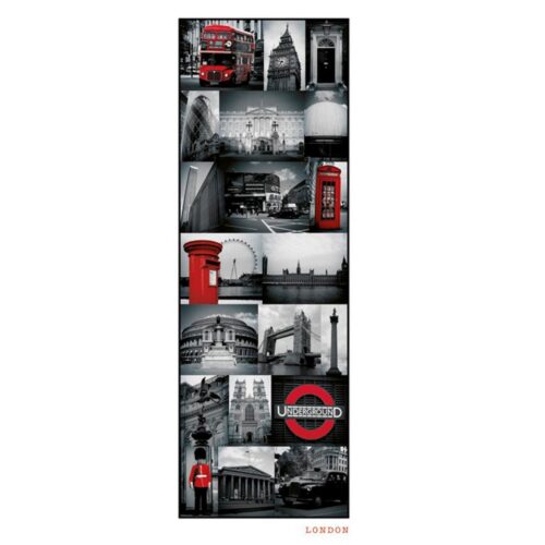 Varios - Póster puerta London Collage
